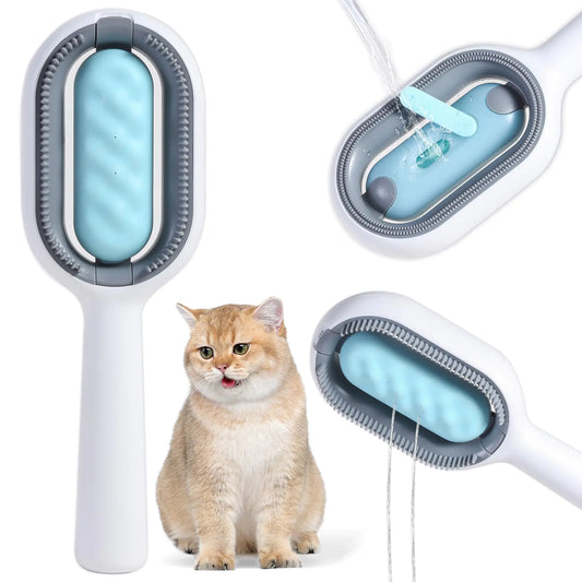 Cat Hair Brush with WaterSticky Brush for CatsPet Hair Cleaner Brush for CatsPet Hair Removal Comb with Water TankPet Hair Cleaner Brush(Blue)